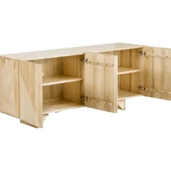 Credenza In Legno Massiccio Con Ante Louis