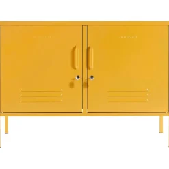 Credenza In Metallo Con Ante Mustard