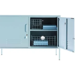 Credenza In Metallo Con Ante Mustard