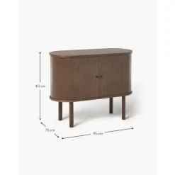 Credenza Piccola Con Frontale Scanalato Calary