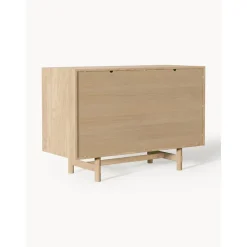 Credenza Piccola In Legno Di Quercia Con Ante Diana