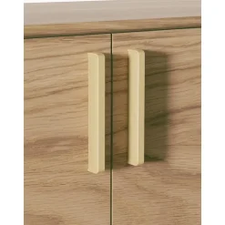 Credenza Piccola In Legno Di Quercia Con Ante Diana