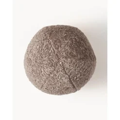 Cuscino Decorativo Rotondo In Tessuto Teddy Dotty