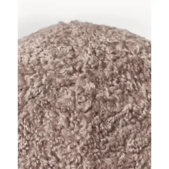 Cuscino Decorativo Rotondo In Tessuto Teddy Dotty