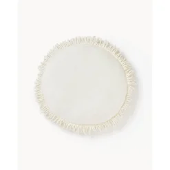 Cuscino Rotondo Con Frange Nedda