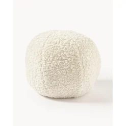 Cuscino Rotondo In Teddy Dotty