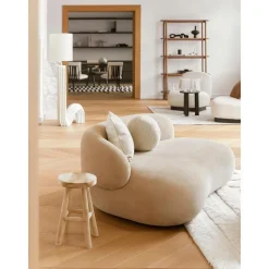 Cuscino Rotondo In Teddy Dotty