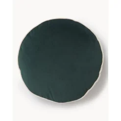 Cuscino Rotondo In Velluto Dax