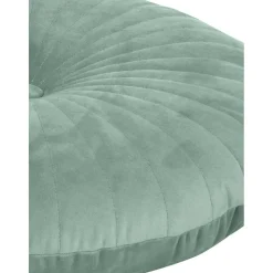 Cuscino Rotondo In Velluto Lucido Monet