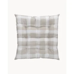 Cuscino Sedia In Cotone A Quadretti Milene