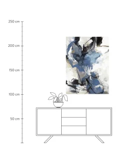 Dipinto Su Tela Fatto A Mano Blue Vibes