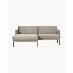 Divanetto Angolare In Velluto Fluente