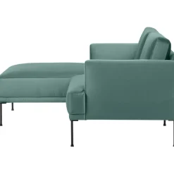 Divanetto Angolare In Velluto Fluente