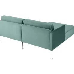 Divanetto Angolare In Velluto Fluente