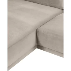 Divanetto Angolare In Velluto Fluente