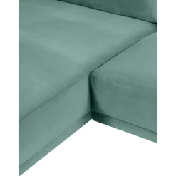 Divanetto Angolare In Velluto Fluente