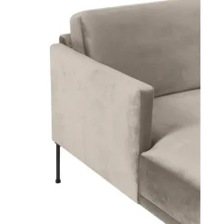 Divanetto Angolare In Velluto Fluente