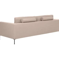 Divano 3 Posti Con Piedini In Metallo Cucita