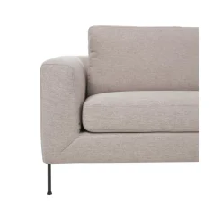 Divano 3 Posti Con Piedini In Metallo Cucita