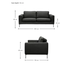 Divano 2 Posti Cucita