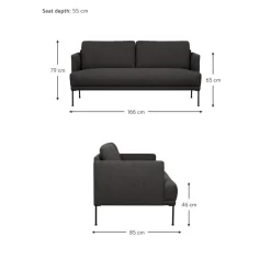 Divano 2 Posti Fluente