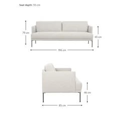 Divano 3 Posti Fluente