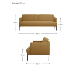 Divano 3 Posti Fluente