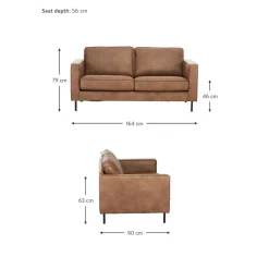 Divano 2 Posti In Pelle Riciclata Hunter