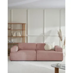 Divano 3 Posti In Velluto A Coste Melva