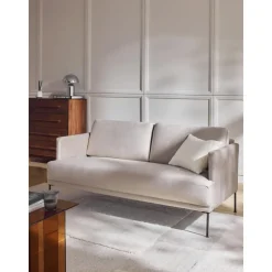 Divano 2 Posti In Velluto Fluente