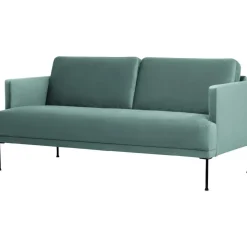 Divano 2 Posti In Velluto Fluente