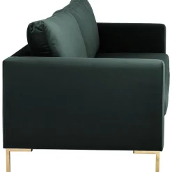 Divano 3 Posti In Velluto Luna