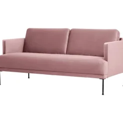 Divano 2 Posti In Velluto Fluente