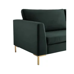 Divano 3 Posti In Velluto Luna