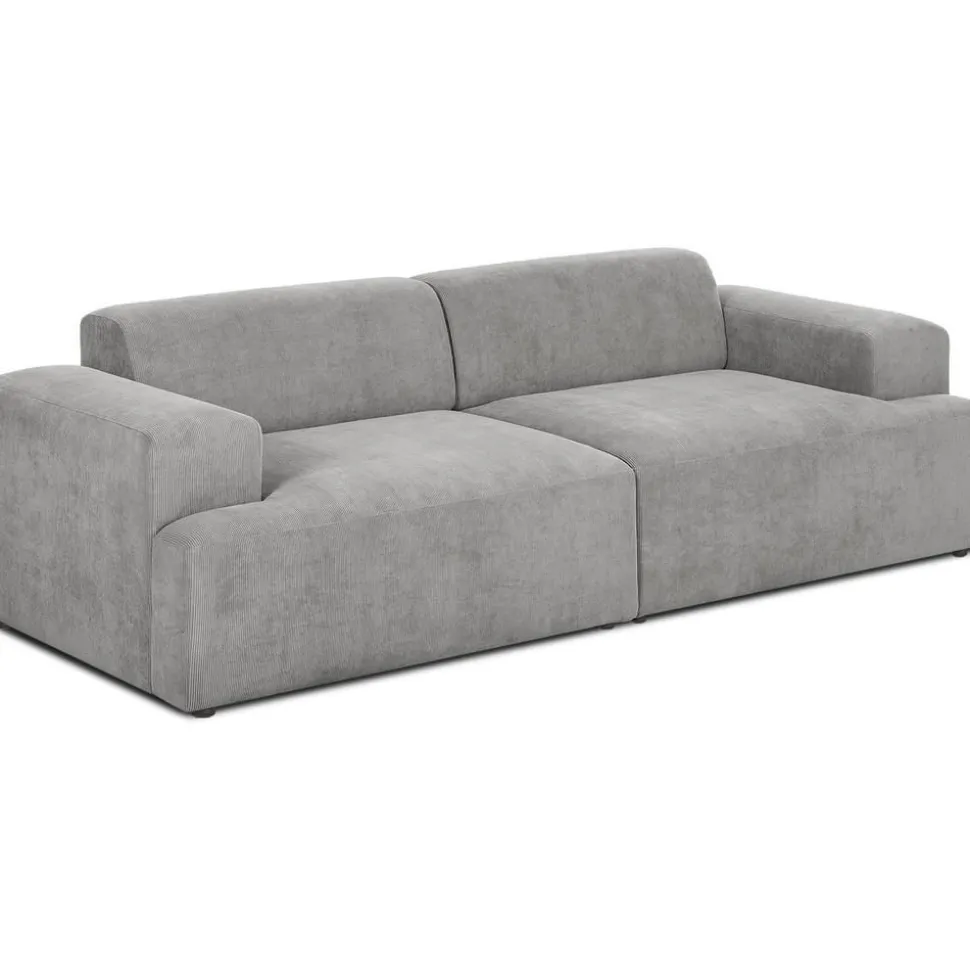 Divano 3 Posti In Velluto A Coste Melva