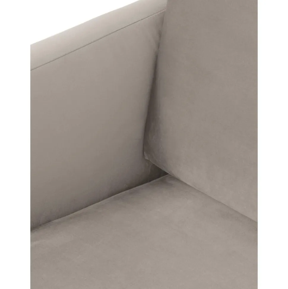 Divano 3 Posti In Velluto Fluente