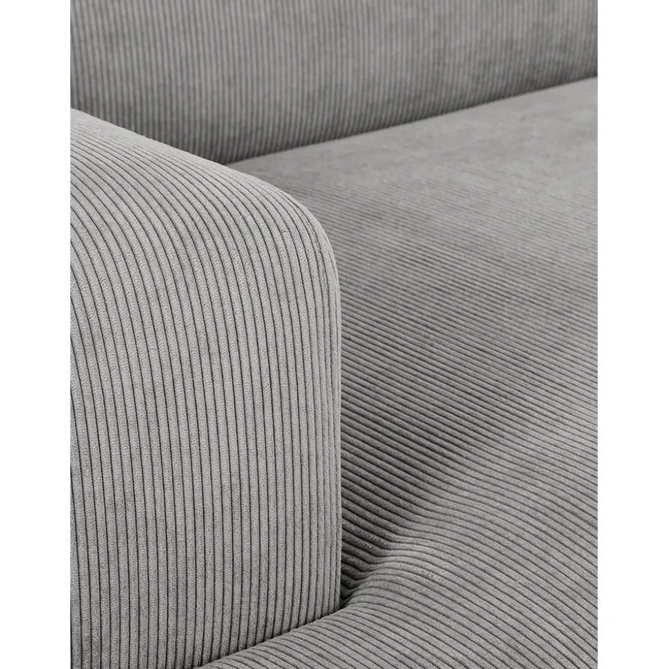 Divano 3 Posti In Velluto A Coste Melva