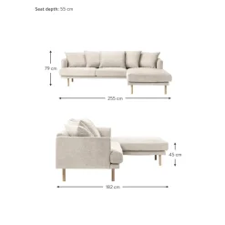 Divano Angolare 3 Posti Adrian