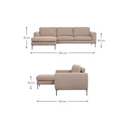 Divano Angolare 3 Posti Cucita