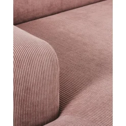 Divano Angolare 3 Posti In Velluto A Coste Melva