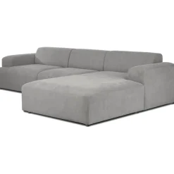 Divano Angolare A 4 Posti In Velluto A Coste Melva