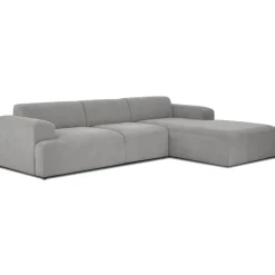 Divano Angolare A 4 Posti In Velluto A Coste Melva