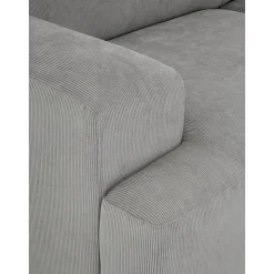 Divano Angolare A 4 Posti In Velluto A Coste Melva