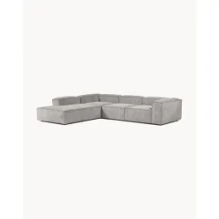 Divano Angolare Componibile Xl In Velluto A Coste Lennon