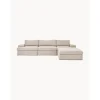 Divano Angolare Componibile 4 Posti Con Rivestimento Sfoderabile Russell