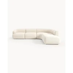 Divano Angolare Componibile 4 Posti In Boucle Sofia