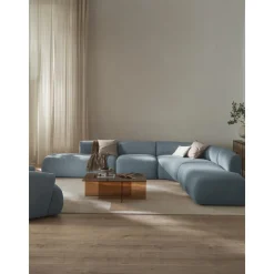 Divano Angolare Componibile 4 Posti In Boucle Sofia