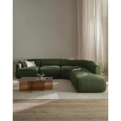 Divano Angolare Componibile 4 Posti In Boucle Sofia