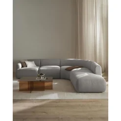 Divano Angolare Componibile 4 Posti In Boucle Sofia