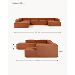 Divano Angolare Componibile Lennon
